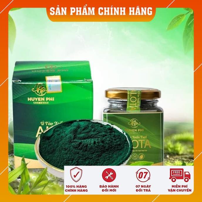Ủ Tảo Xoắn Tươi Alota Huyền Phi 100% Tảo Tươi Dưỡng Trắng Cấp Ẩm Tái Tạo Da | BigBuy360 - bigbuy360.vn
