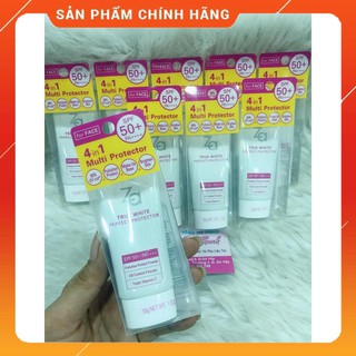 Kem Chống Nắng Giúp Bảo Vệ Hiệu Quả Và Làm Sáng Da Dành Cho Da Dầu Za True White Ex Perfect Protector SPF50/PA+++ ZA (30