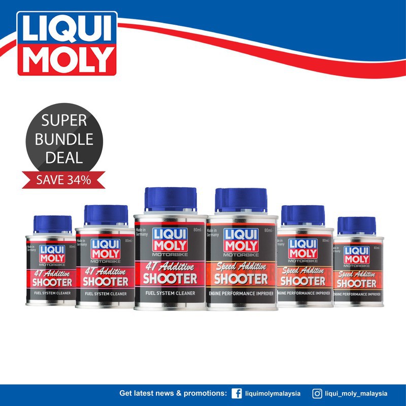 Vệ sinh buồng đốt Liqui Moly 4T Additive Shooter 80ML