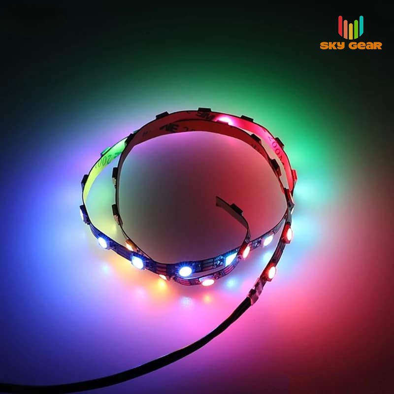 Dây Led 5v 3pin bản 5mm Sync Main,  Aura Sync, RGB Fusion, MSI Mystic Light, Asrock RGB