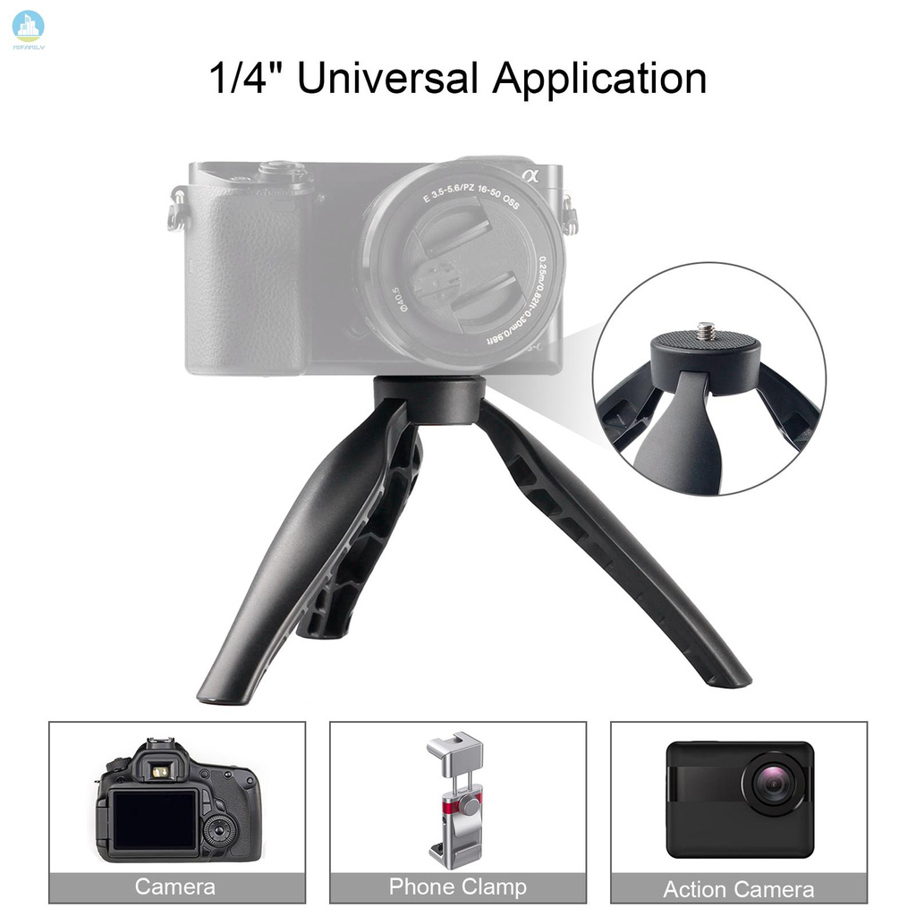 MI   Mini Video Table Tripod with Universal 1/4-inch Interface for DSLR SLR camera Phone Mounting