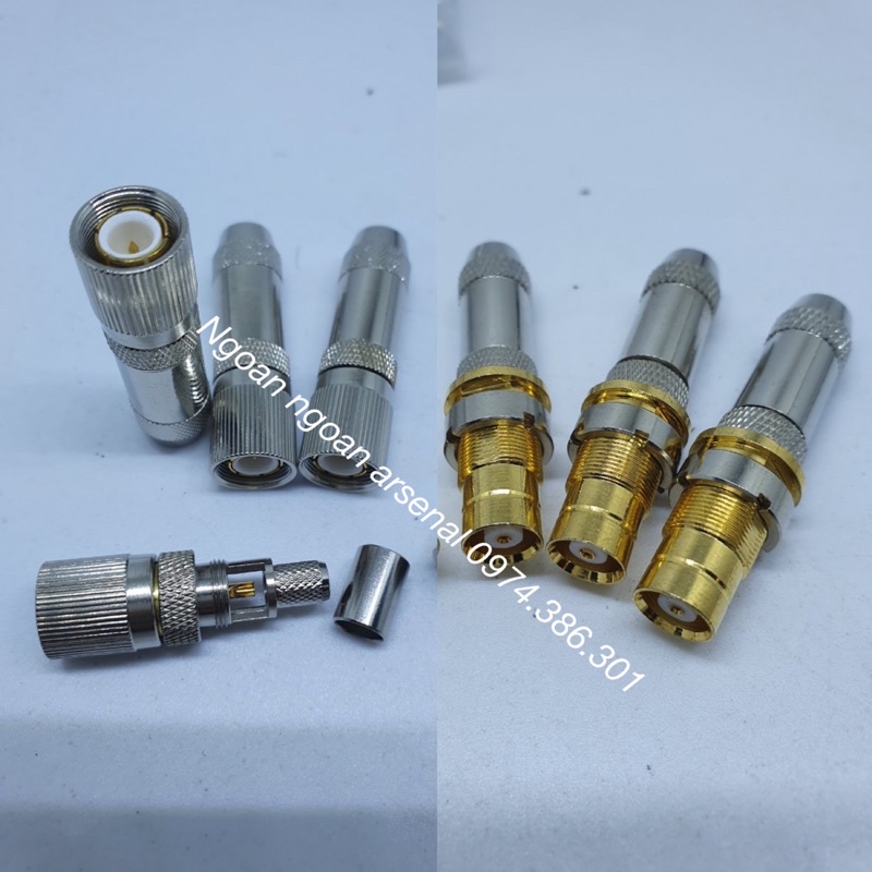 jack rắc L9 đực cái dây RG58 3C