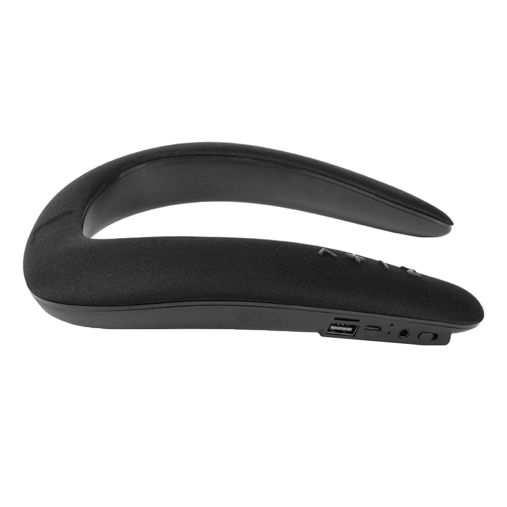 Loa Bluetooth Không Dây Đeo Cổ Hình Chữ U Nhỏ Gọn Tiện Dụng