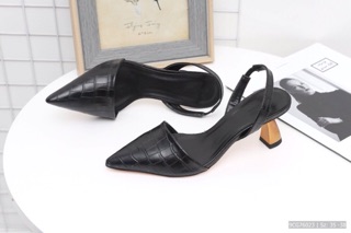 Giày cao gót zara da rắn 7p fullbox