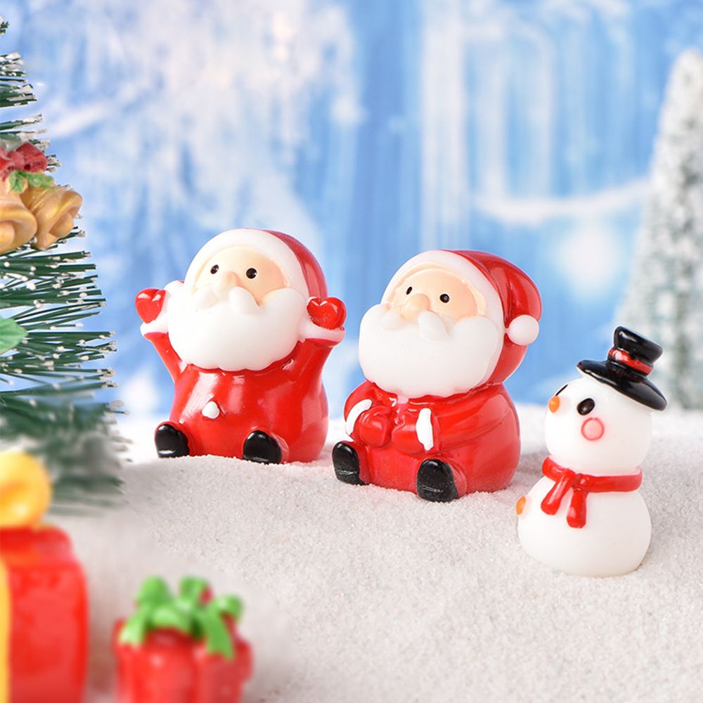 Đồ trang trí ông già noel/người tuyết/tuần lộc trang trí bàn làm việc DIY