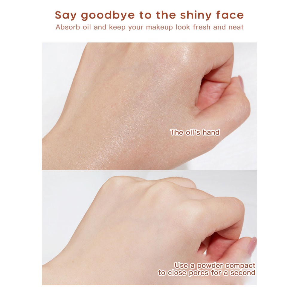 [Hàng mới về] Phấn phủ che khuyết điểm kiểm soát dầu trang điểm bắt sáng