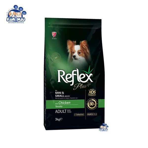 Thức ăn cho chó trưởng thành REFLEX PLUS MINI &amp; SMALL BREED ADULT - 1Kg