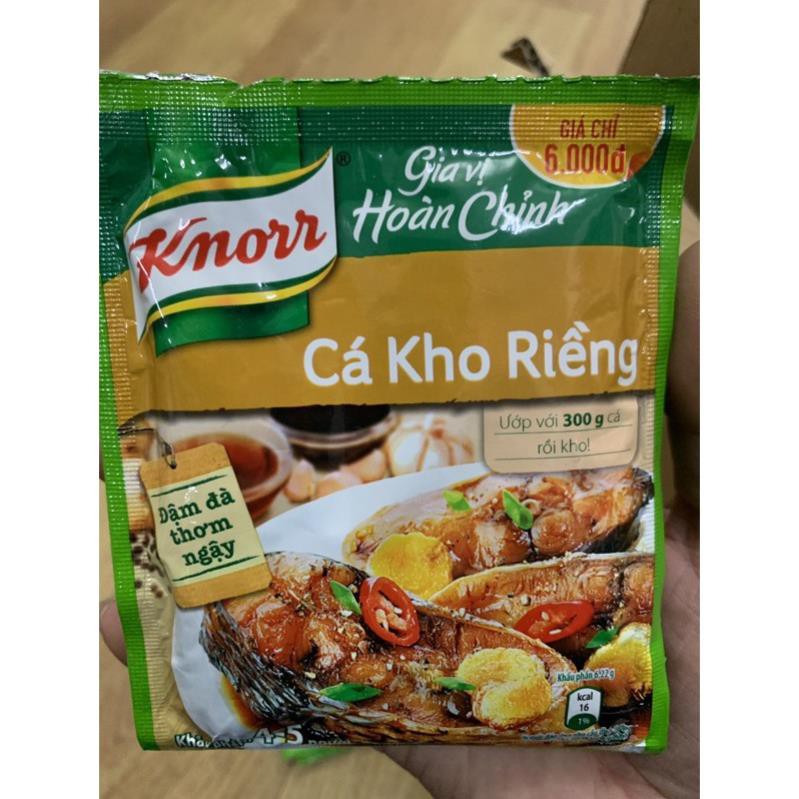 Gia Vị Hoàn Chỉnh Cá kho Riềng Knorr 28g/1goi