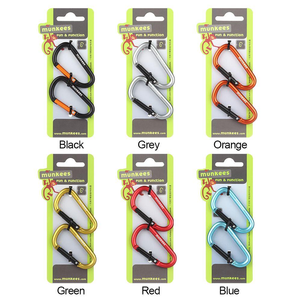 MYRONGVN Set 2 Móc Khóa Leo Núi Bằng Hợp Kim Nhôm Nhiều Màu Sắc Mới