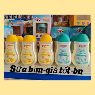 Hộp tắm gội Pigeon 200ml 12 chai mẫu mới
