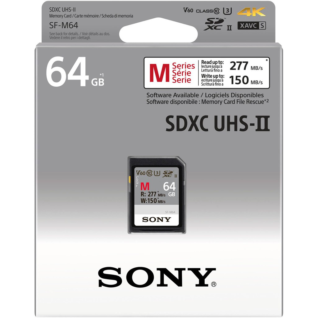 Sony SDXC 64GB 277MB/s (150MB/s) (SF-M64/T2)