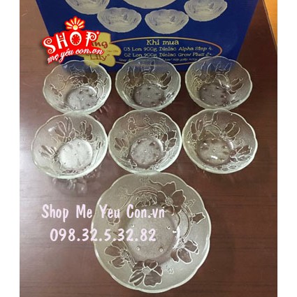 BỘ 7 BÁT THỦY TINH VINAMILK