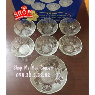 BỘ 7 BÁT THỦY TINH VINAMILK