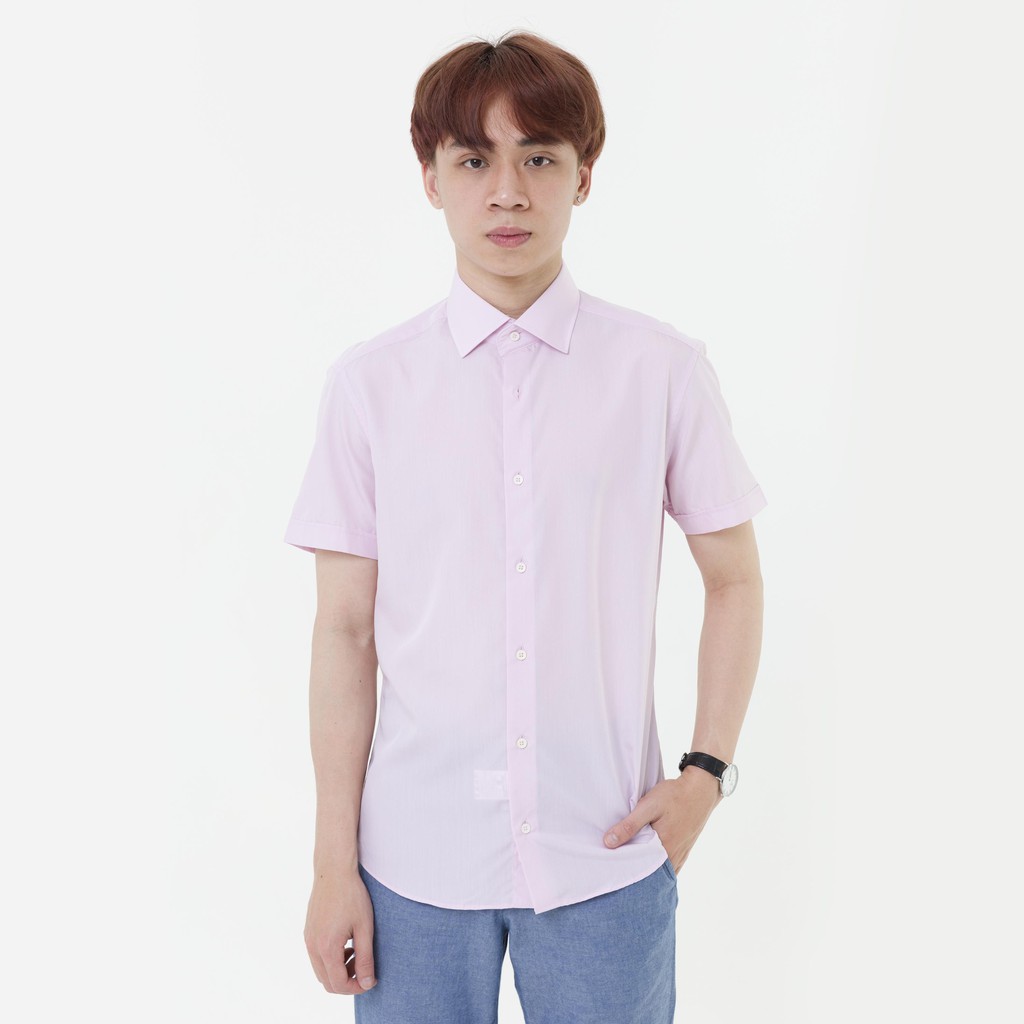 Áo sơ mi nam tay ngắn The Shirts Studio Hàn Quốc 13F2362PI