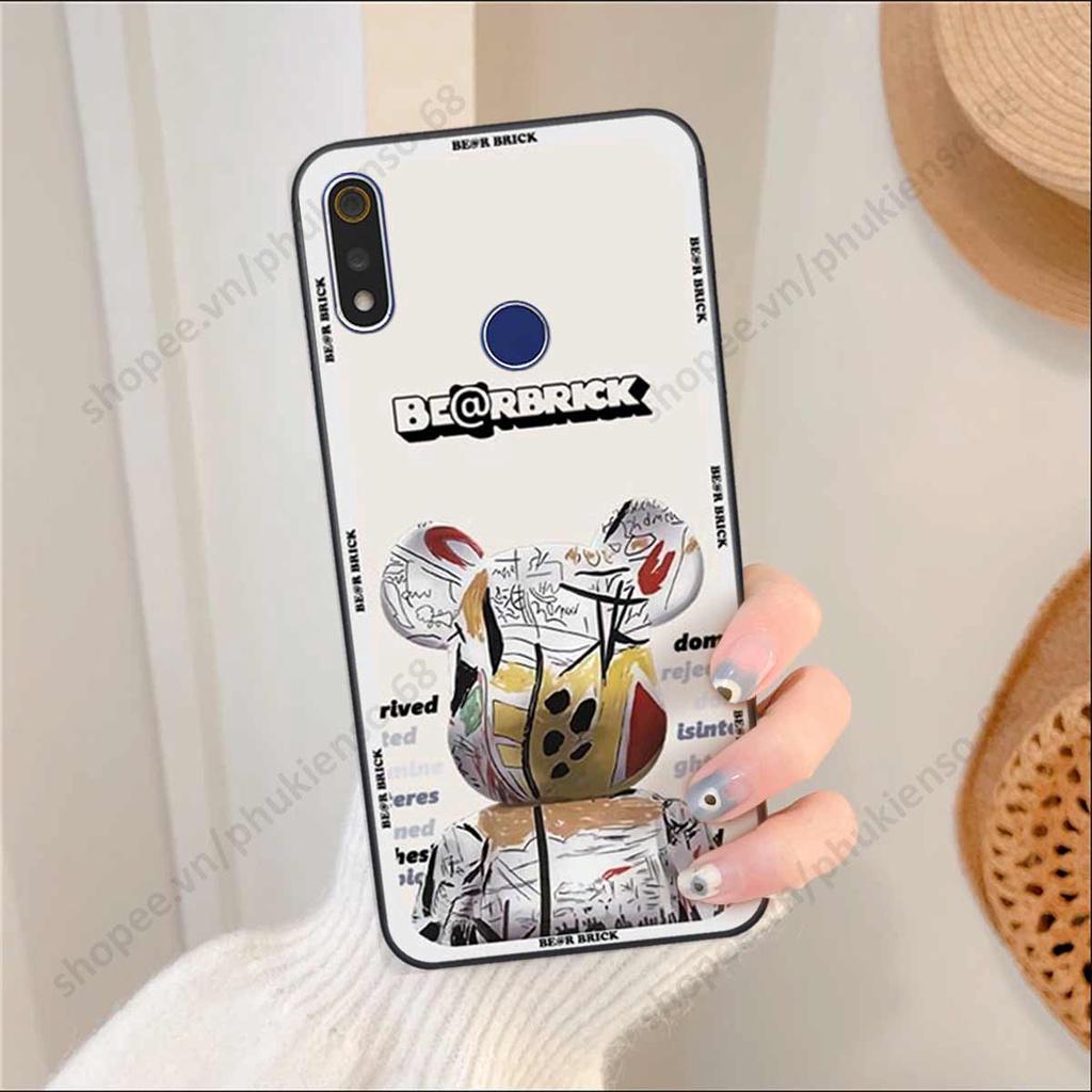 Ốp lưng điện thoại Realme 3 / 3 Pro elegant, gấu be@rbrick cao cấp, vỏ ốp rẻ đẹp