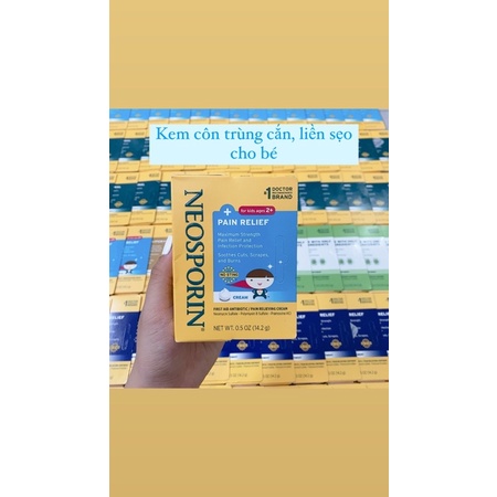 Kem Mỡ Kháng sinh Hỗ Trợ Vết Thương bỏng Neosporin 14.2g/28.3g Original Ointment  - nhiều màu