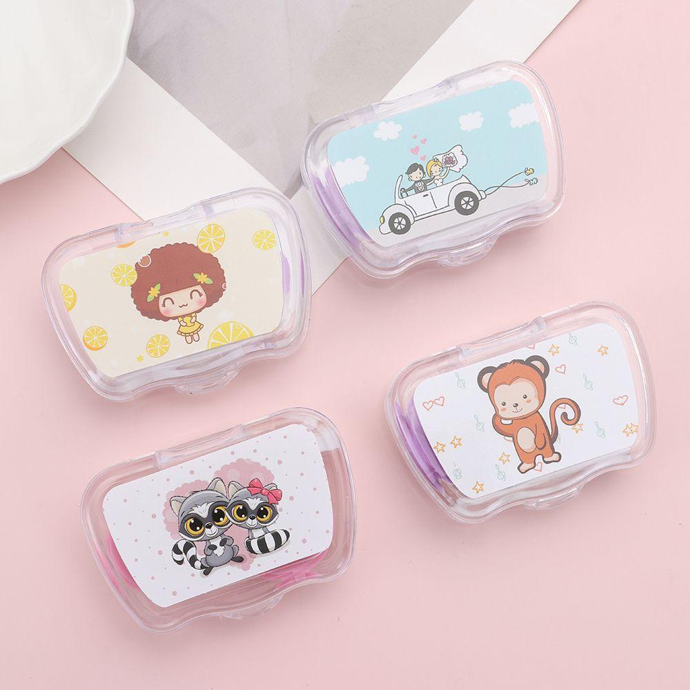 Hộp Đựng Kính Áp Tròng Mini Bỏ Túi Kèm Gương Soi Tiện Dụng