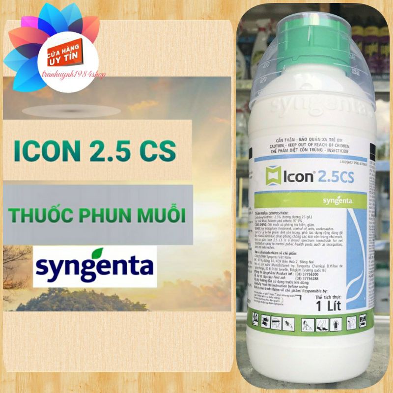 Thuốc diệt Muỗi - Côn trùng ICON 2.5 CS Syngenta (NEW)– Bỉ chai 1Lít