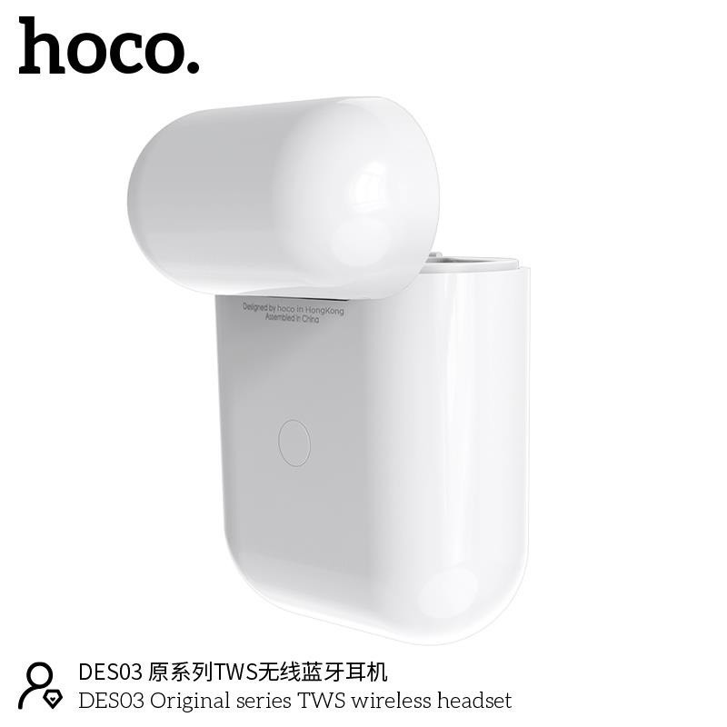 Tai Nghe Bluetooth Hoco DES03 Chính Hãng V5.0 Âm Thanh Siêu Hay, Định Vị, Đổi Tên - Bảo Hành 12 Tháng, Lỗi Đổi Mới 100% | BigBuy360 - bigbuy360.vn