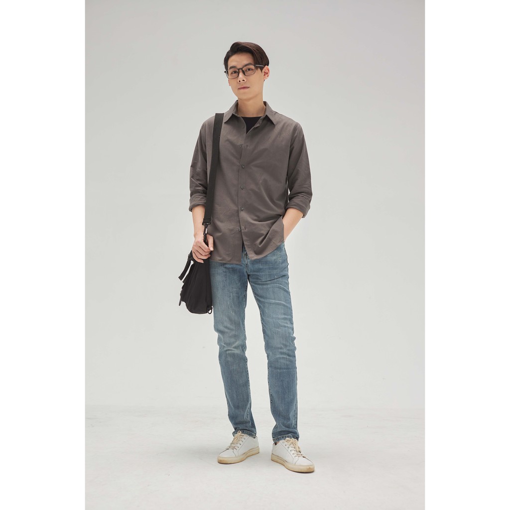 Áo sơ mi đũi dài tay LOOK BEVIS SHIRT | BigBuy360 - bigbuy360.vn