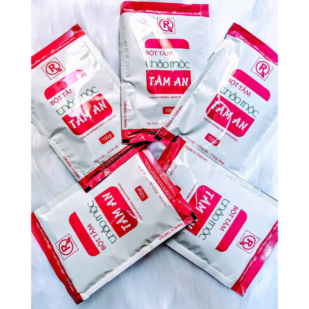 combo 5 bịch bột tắm TÂm an 500gram