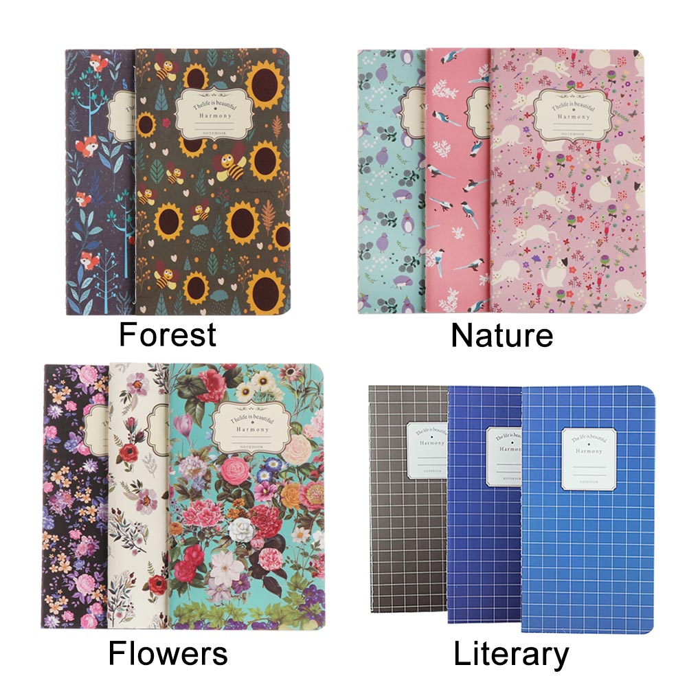 1 Sổ Ghi Chú 48k Bằng Giấy Phong Cách Retro