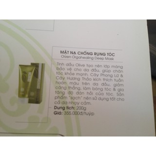 MẶT NẠ CHỐNG RỤNG TÓC OrZen obsidian Hàn Quốc (ORZEN ORGAHEALING DEEP MASK)