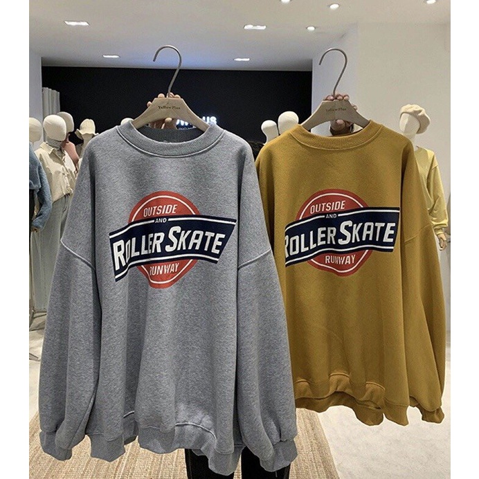 Áo hoodie 𝐍𝐈̉ 𝐎𝐔𝐓𝐒𝐈𝐃𝐄 ROLLER SKATE 4 màu unisex HOT HIT | BigBuy360 - bigbuy360.vn