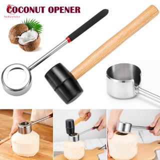 Dụng Cụ Mở Vỏ Dừa Làm Từ Thép Không Gỉ Sử Dụng Tiện Lợi