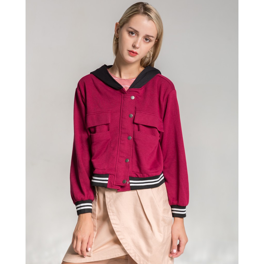 [Mã FAMALLT5 giảm 15% đơn 150k] Áo khoác bomber thun có nón J-P Fashion | BigBuy360 - bigbuy360.vn