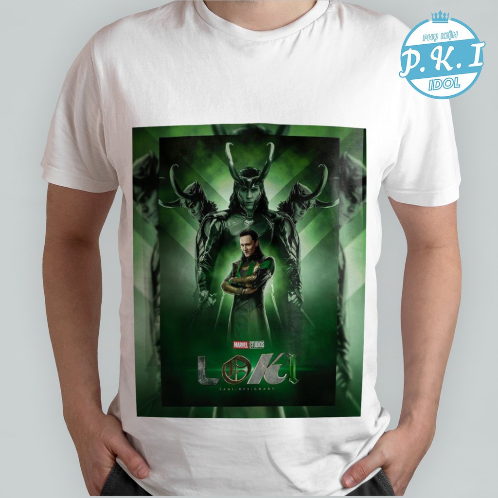 Áo Thun Unisex Cao Cấp In Hình Thần Loki – Kẻ Thù Không Đội Trời Chung Của Thor