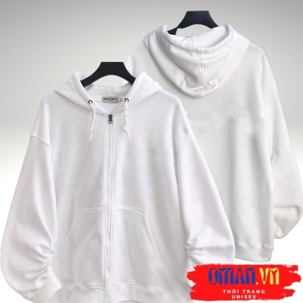 Áo KHOÁC Hoodie TRƠN 2 Màu Nam Nữ Ulzzang Unisex