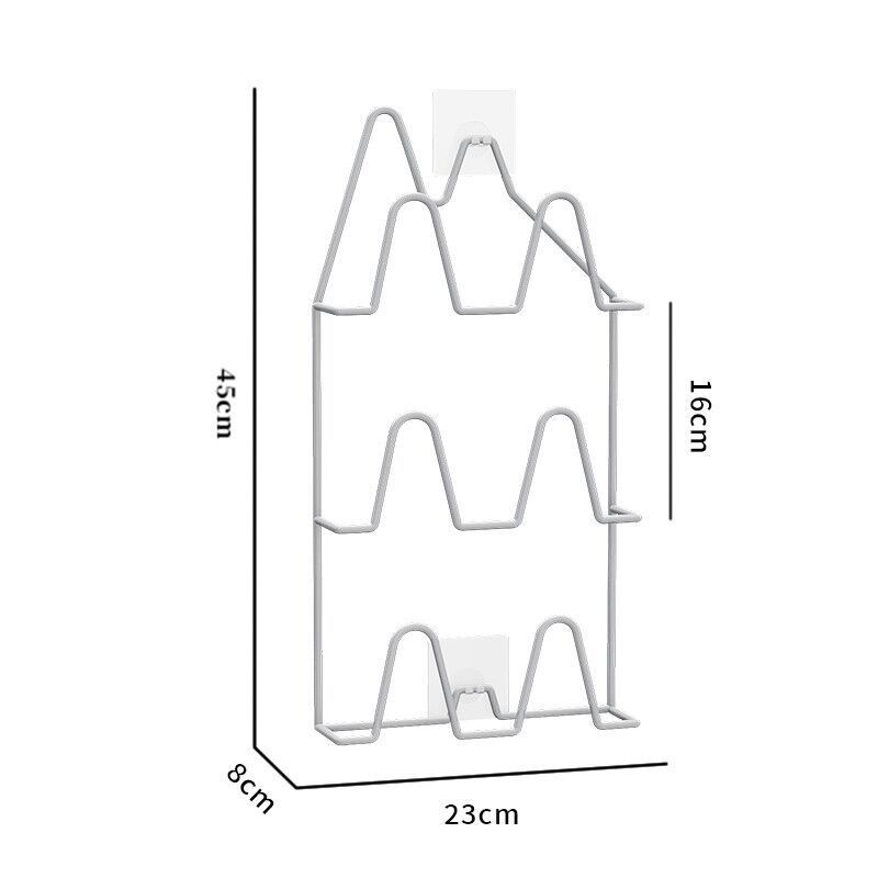 Giá Treo Dép Gắn Tường Không Cần Khoan Tiện Dụng