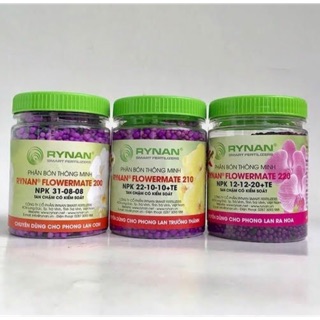 Combo bộ 3 Phân tan chậm Rynan chuyên dùng cho hoa Lan