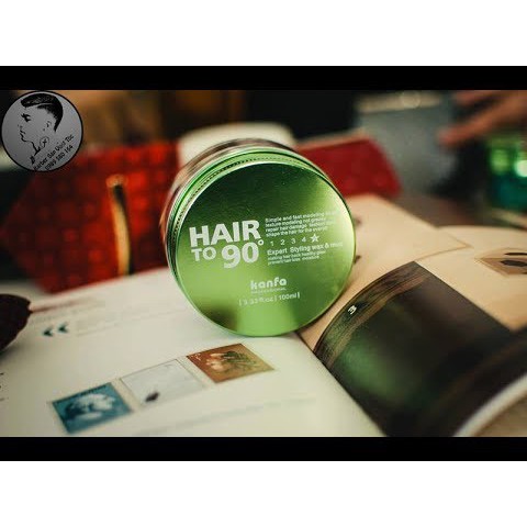 Sáp Hair To 90, vuốt tóc đẹp với mùi hương dịu nhẹ, độ cứng, giữ nếp cao, độ bóng thấp