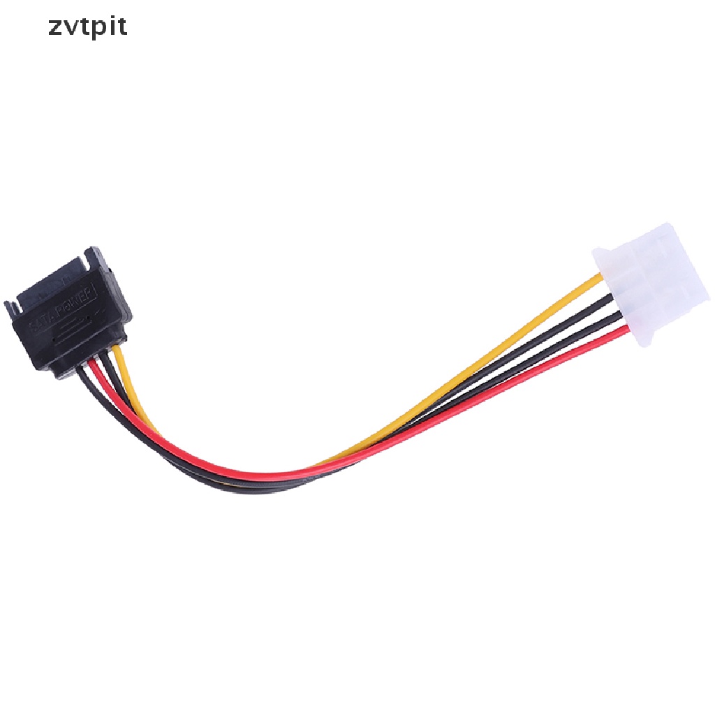 SATA TO IDE Power Cable 15 Pin SATA Male to Molex IDE 4 Pin Female Cable Adapter DSF
