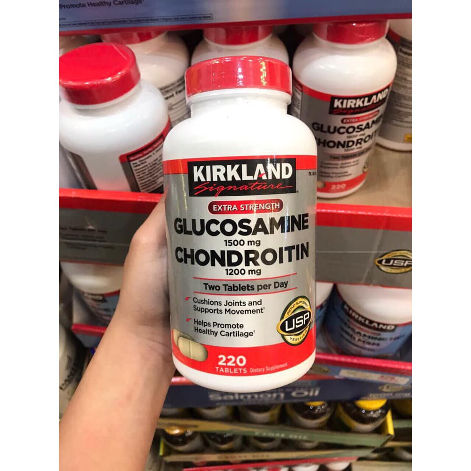 Viên uống Glucosamine 1500mg & chondroitin 1200mg 220 viên - Glucosamin Kiandrkl