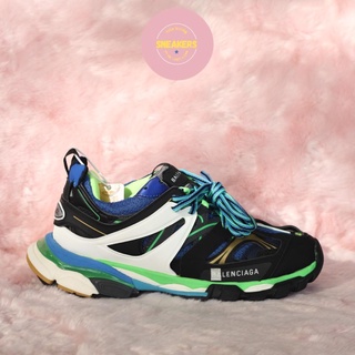 GIẦY THỂ THAO SNEAKER NAM NỮ  BA LEN TRACK màu xanh đen