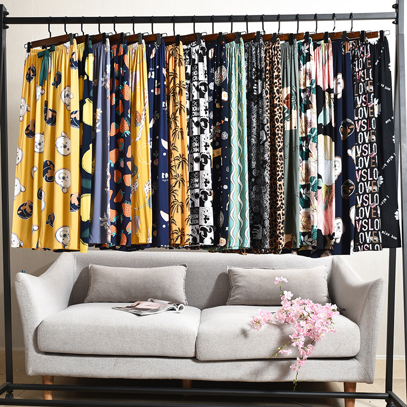  Quần Ngủ Cotton Ống Rộng Thời Trang Dành Cho Nữ