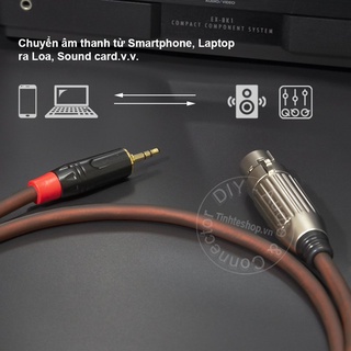 Dây cáp micro 3.5mm ra canon XLR cái