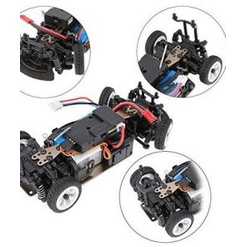 Xe điều khiển Wltoys K989 1/28 2.4G 4WD Brushed RC Car Touring Car tốc độ 35km/h ô tô drift mini K 989 khung kim loại