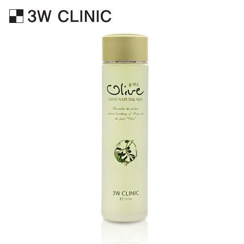 Nước hoa hồng dưỡng trắng da tinh chất dầu Olive 3W CLINIC OLIVE NATURAL SKIN