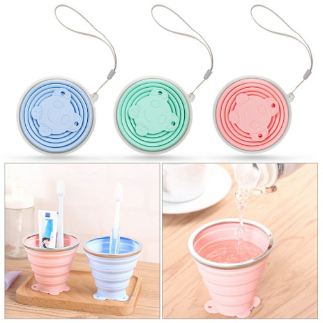 [Mã SRJULY1215 giảm 20K đơn 50K] [ Loại 1] Cốc Silicon gấp gọn Cao Cấp Chịu Nhiệt Nắp Mềm | BigBuy360 - bigbuy360.vn