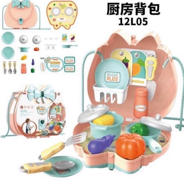 Đồ Chơi Nấu Ăn Có Túi Đeo