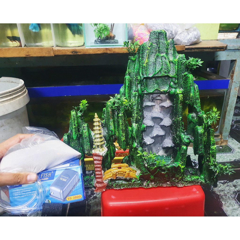 COMBO THÁC CÁT CỠ TRUNG ĐẦY ĐỦ PHỤ KIỆN 36X12X36CM