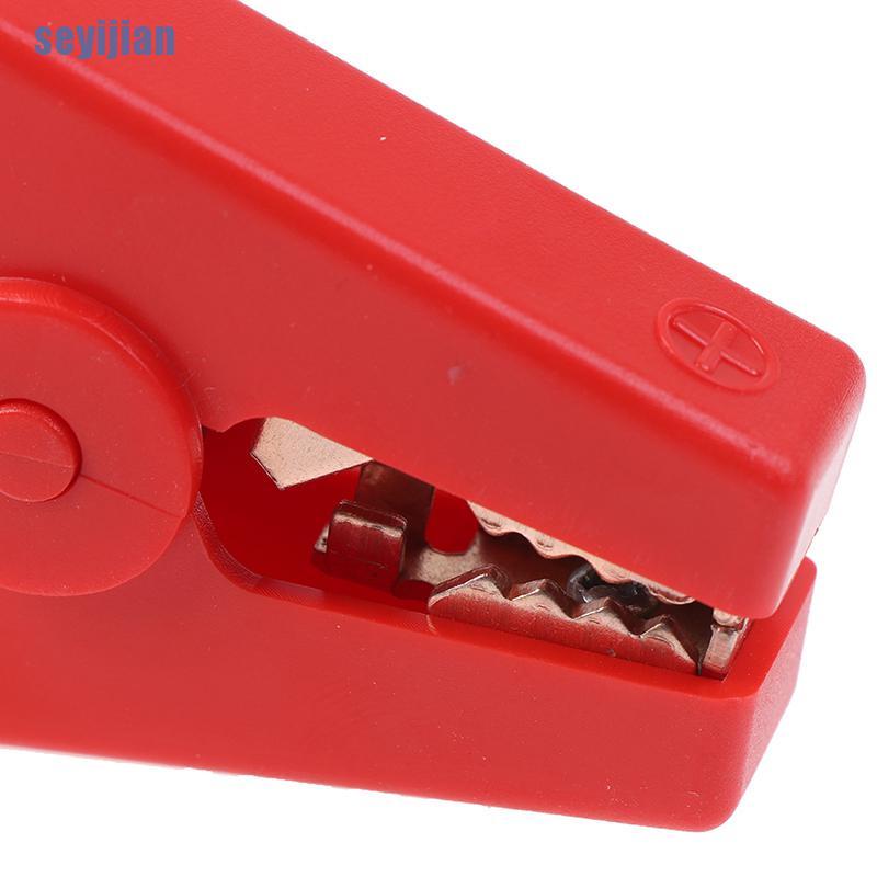 Set 2 Kẹp Cá Sấu Cách Điện 100a Chuyên Dụng Cho Xe Hơi