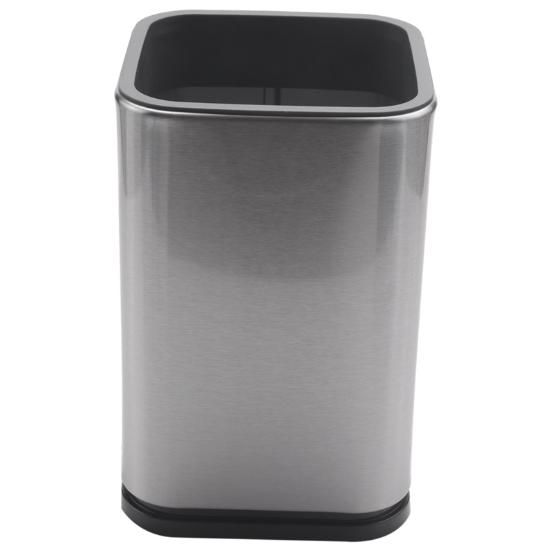 Giá Đỡ Dụng Cụ Ăn Uống Bằng Thép Không Gỉ Hình Chữ Nhật Kích Thước 17X11cm