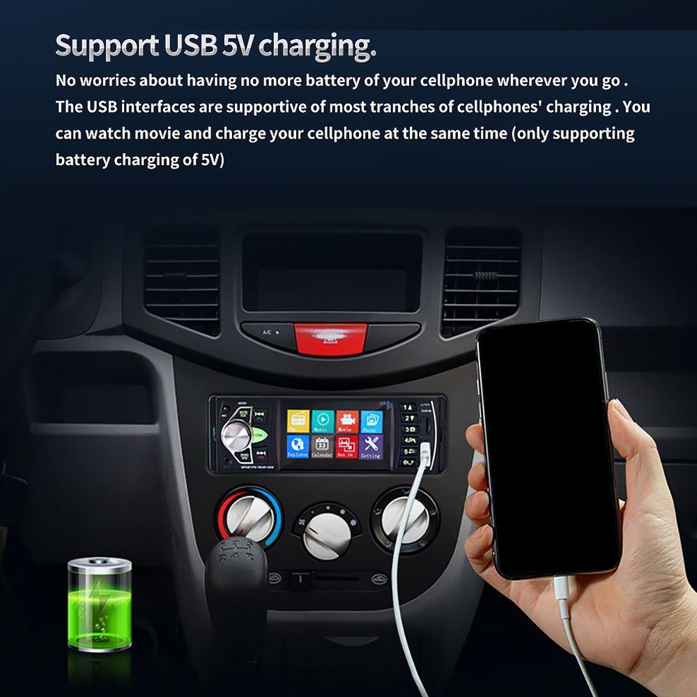 Máy Nghe Nhạc MP5 Có Camera Gắn Kính Chiếu Hậu Xe Hơi