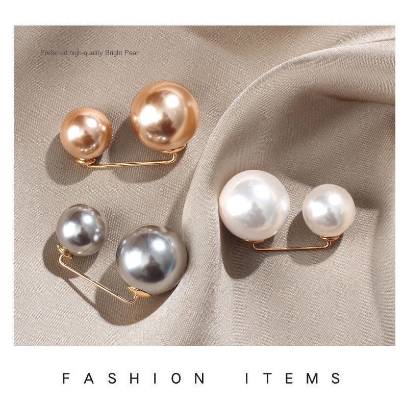 Ghim Cài Áo Đính Ngọc Trai Nhân Tạo