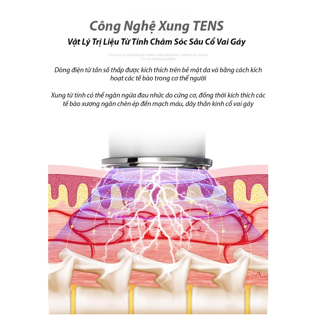 Máy Massage Cổ Vai Gáy 4 Đầu Chuyên Nghiệp Công Nghệ Nhật Bản - Kỹ Thuật Massage Như Bậc Thầy Đông Y